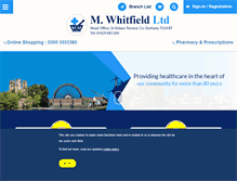 Tablet Screenshot of mwhitfieldltd.co.uk